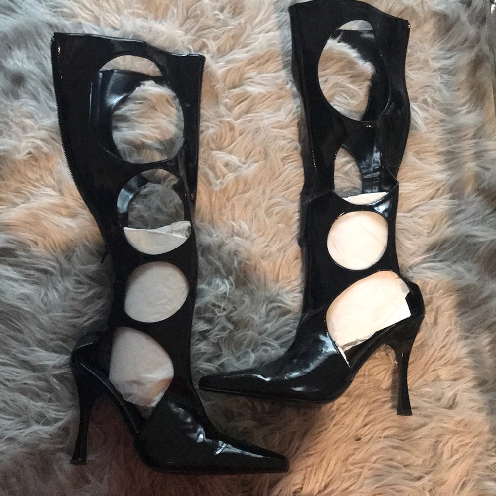 Heeled Knee High Boots